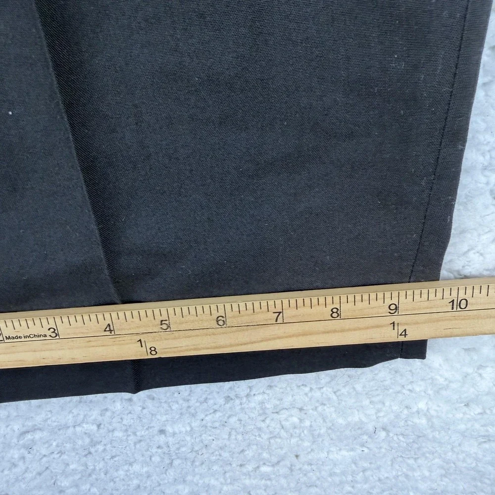 VTG Levis Travelers Dress Pants Mens 42x30 Black Classic Fit Wool Blend Office